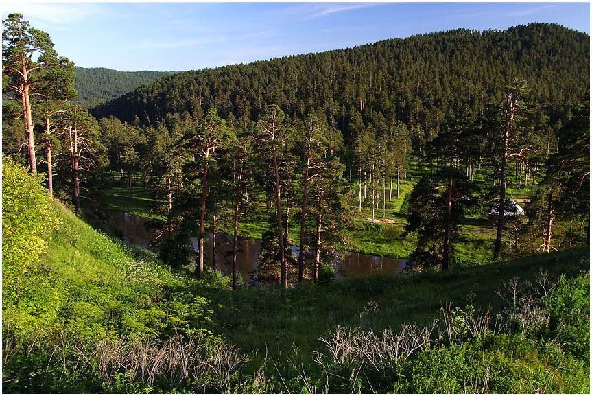 Куса. На берегах очень дикой реки.