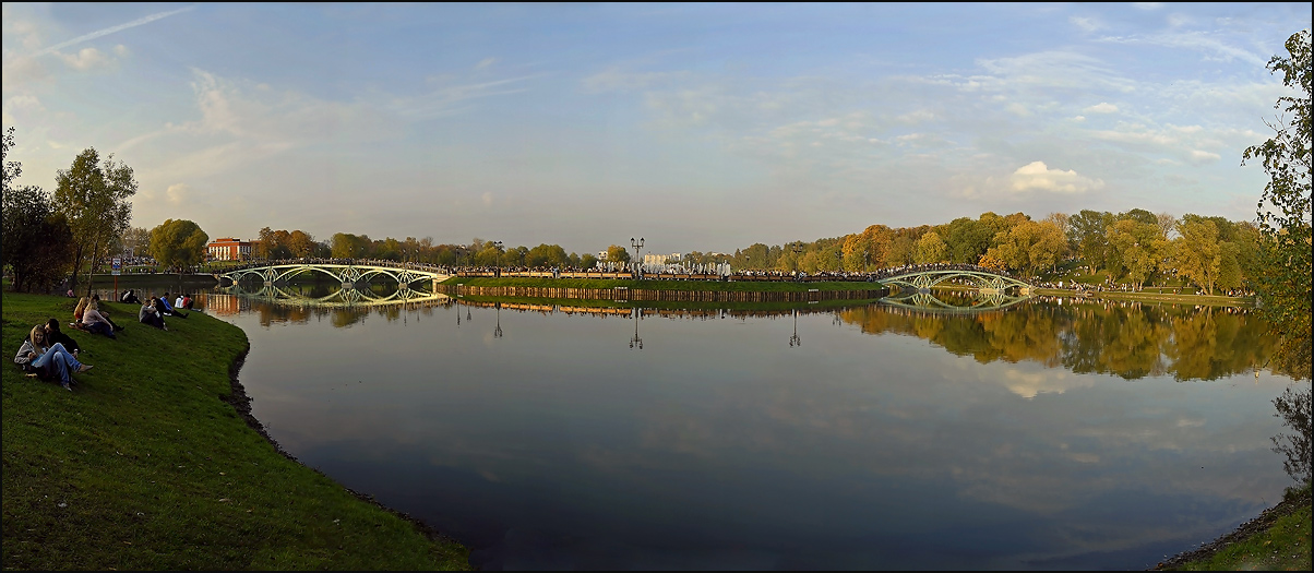 Вечерняя панорама Царицино