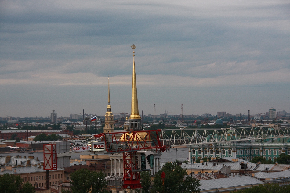 Питер с Исаакиевского собора.