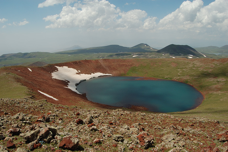 Azhdahak crater lake...