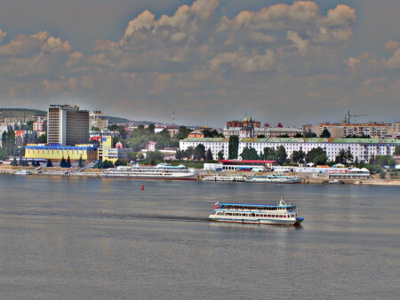 Волжские берега-Саратов