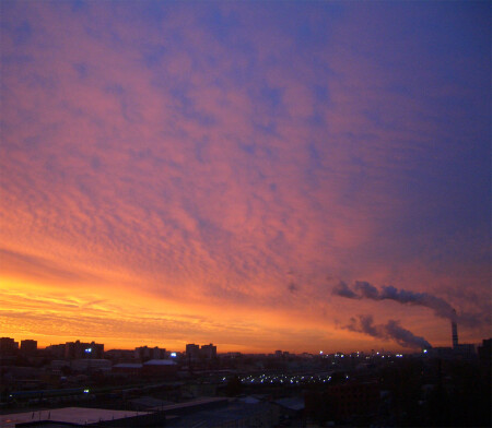 Городской закат