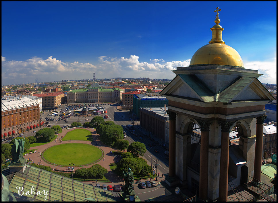 Петербург, вид на город