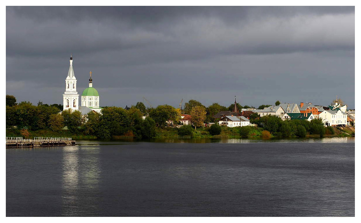 Тверь, пасмурно