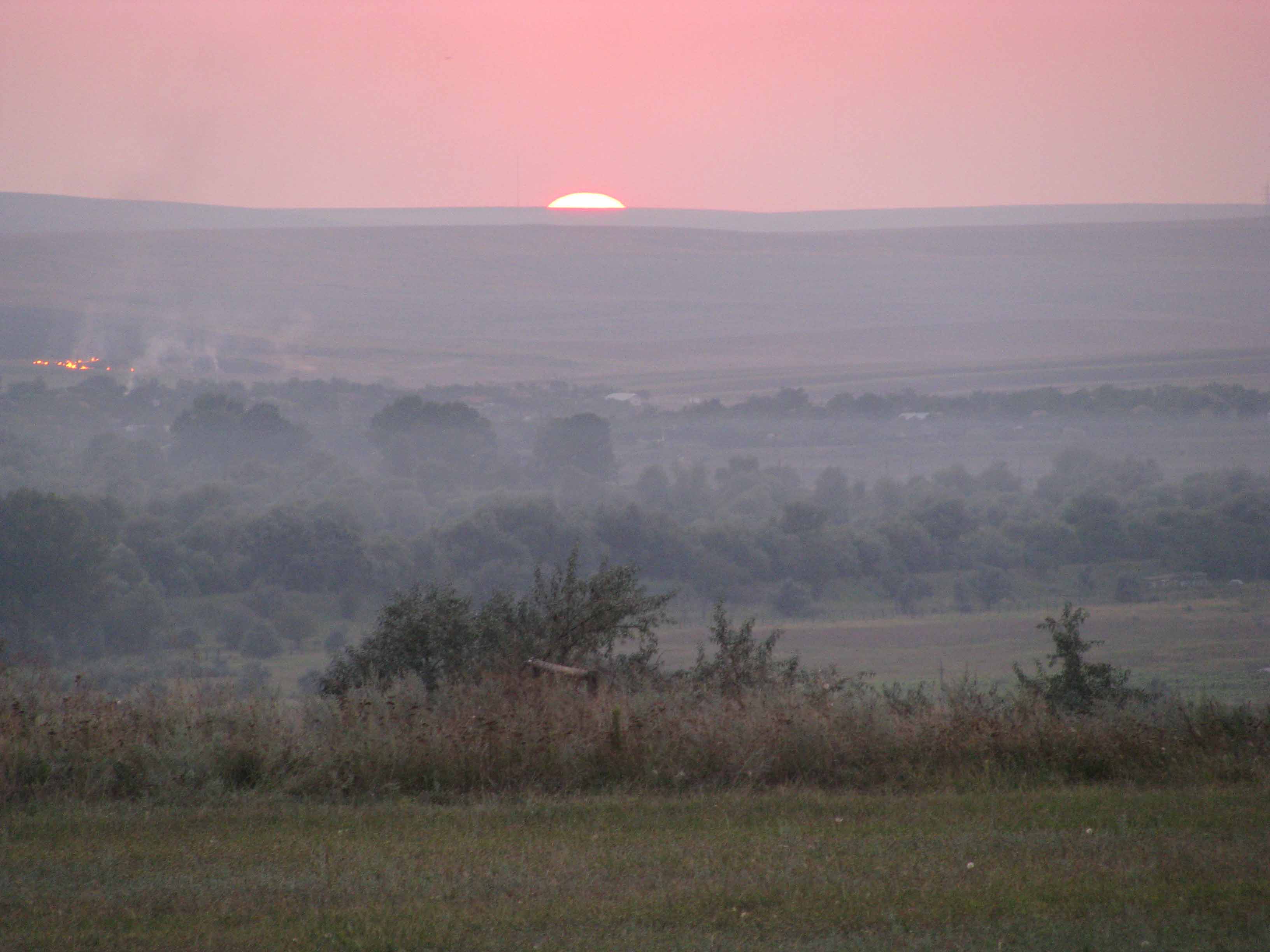 Закат.