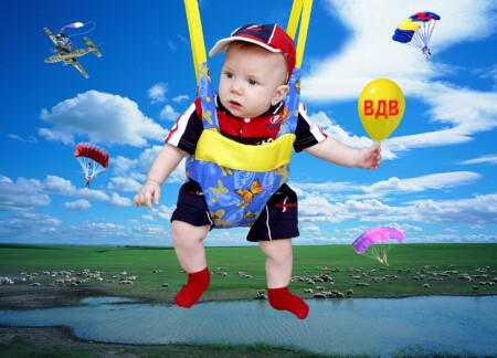 Parachute Baby boy