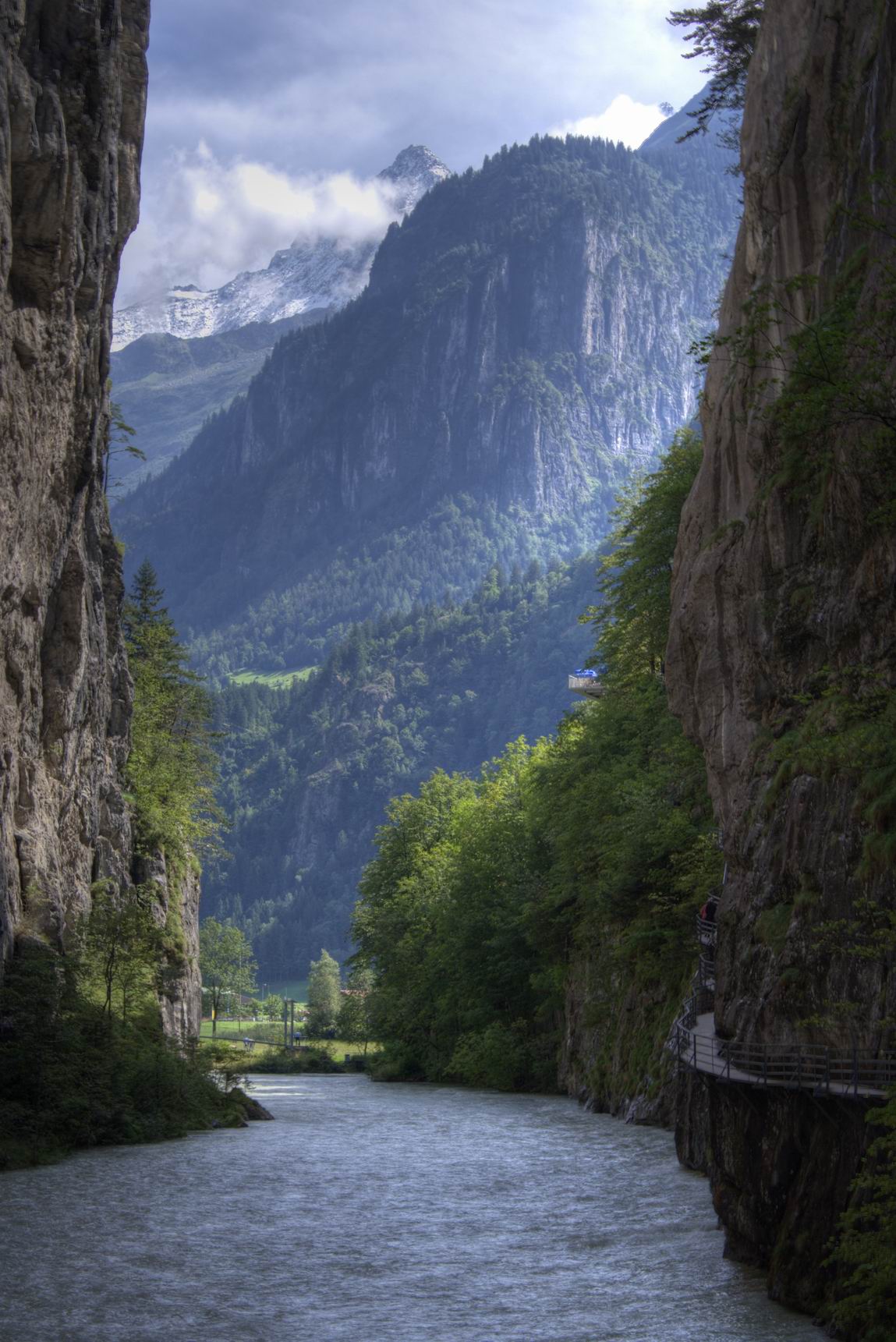 Ааресшлюх, Швейцария, HDR