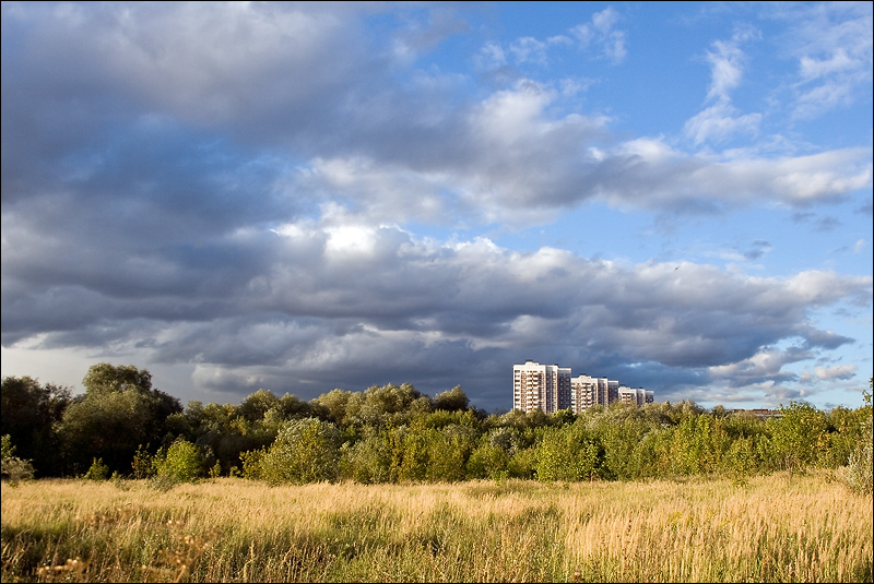 Осень в городе Москве