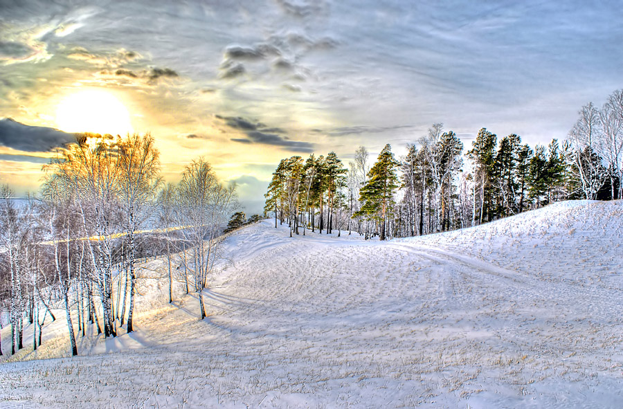 Зимнее солнце