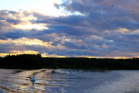 Закат над Свирью