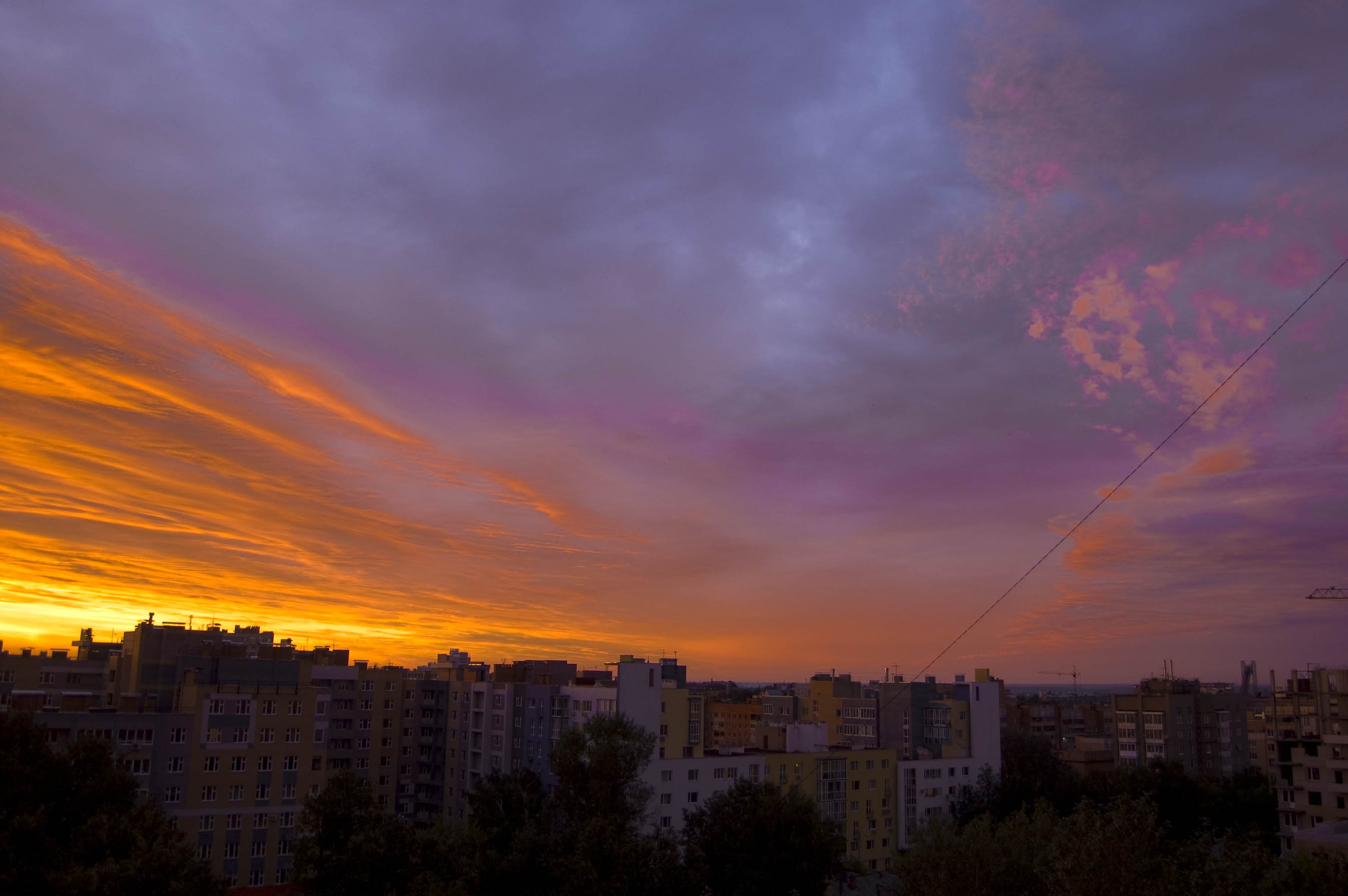 Городской закат