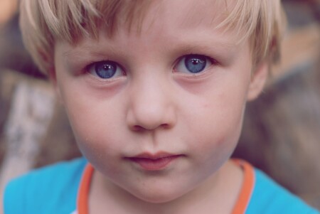 blue eyes
