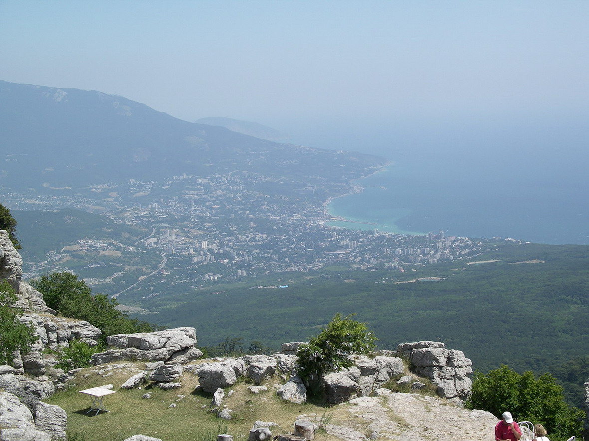 Южный берег Крыма. Вид с горы Ай-Петри