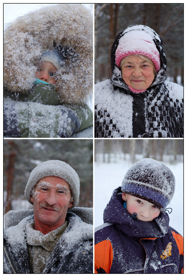 Северяне в снегопад