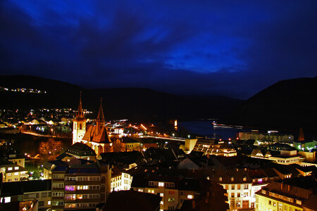 Бинген. Вечер