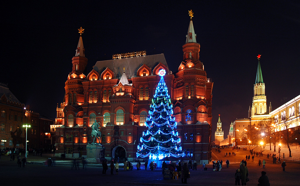 Москва новогодняя.