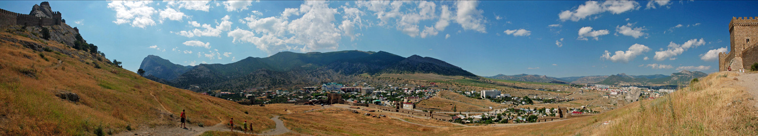 Панорама г.Судак