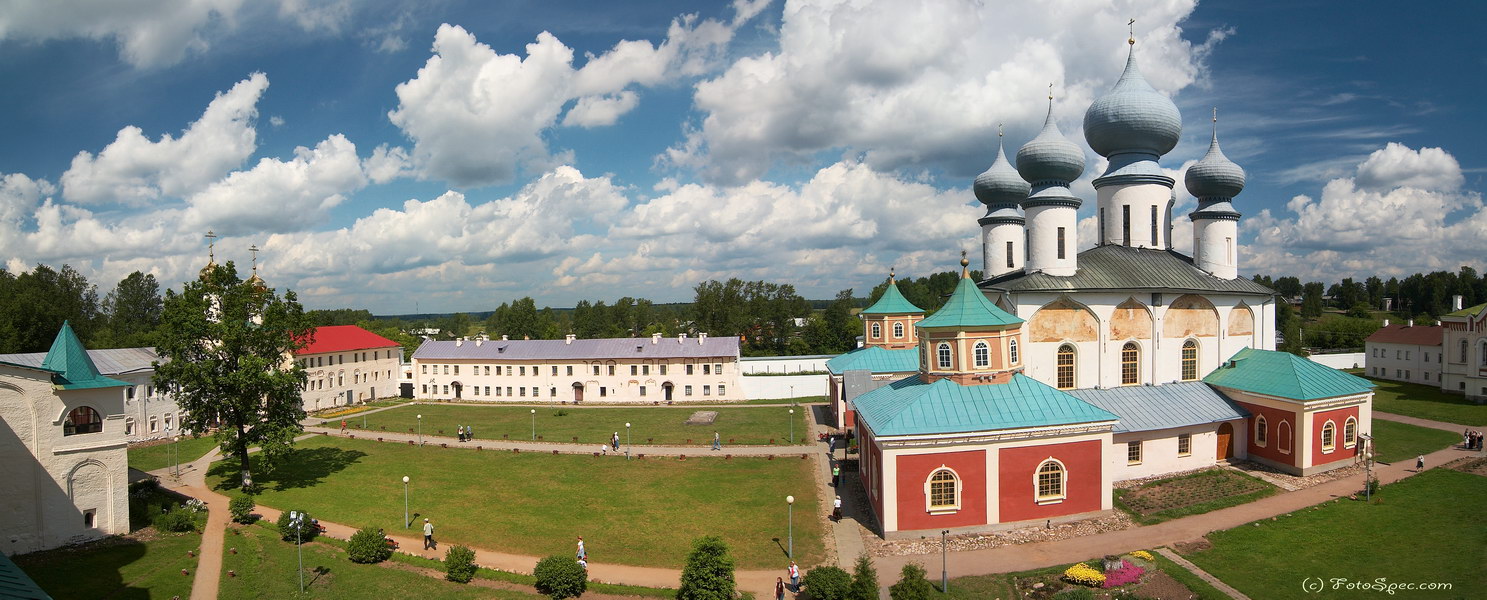 Tihvin monastery, panoramic