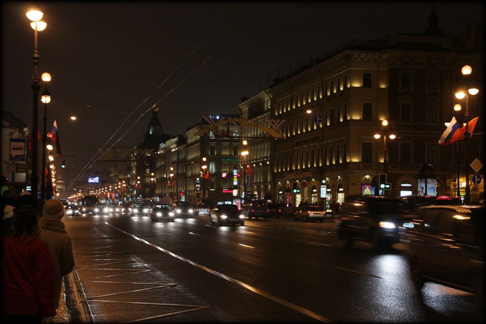 Невский пейзаж. (С-Петербург, Невский пр.)