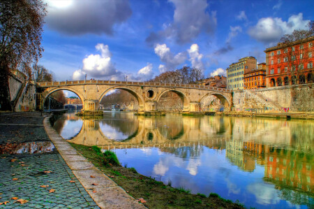 Отражение на Тибре