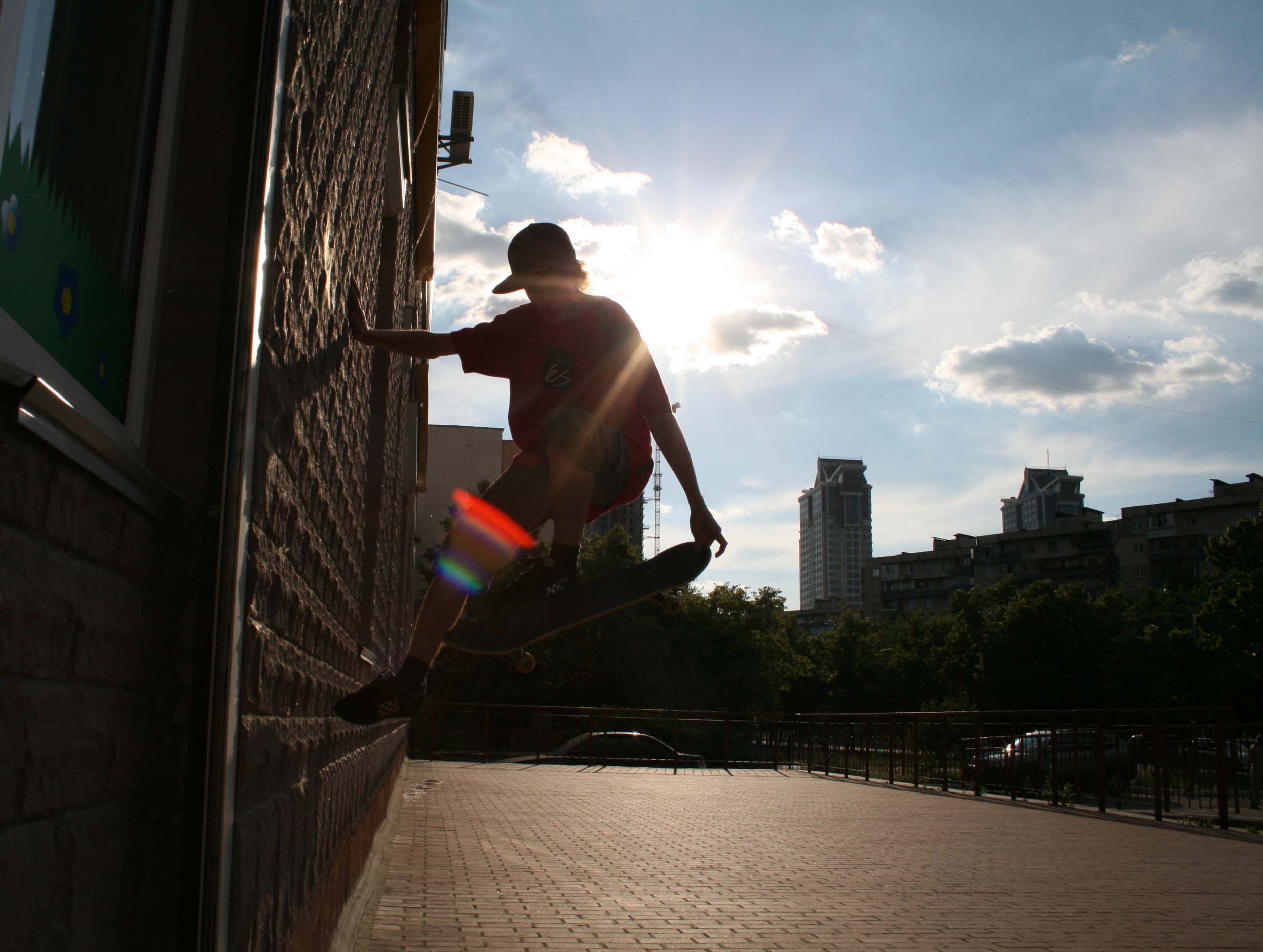 Wallride + Fingerflip = COOL FOTO)