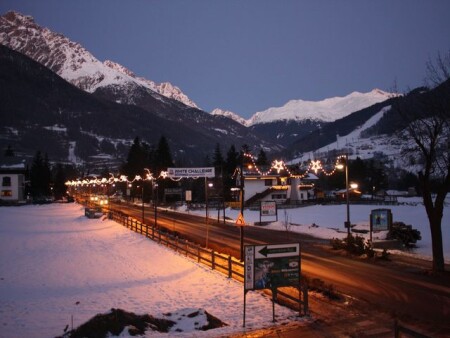 вечер в горах