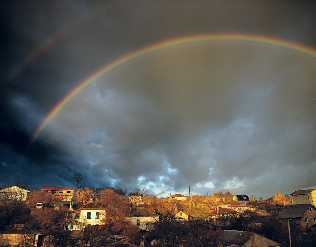 doble rainbow in sevastopol