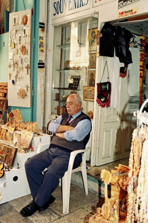 Заснувший торговец