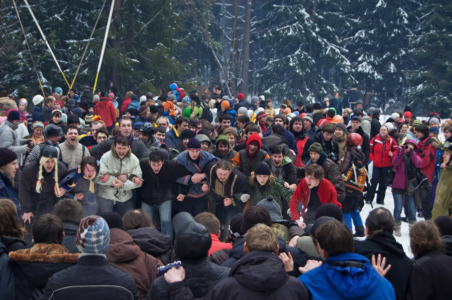 Стенка на стенку. Масленица - 2009