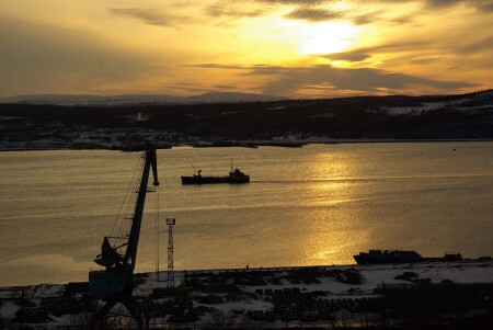 Облако над заливом