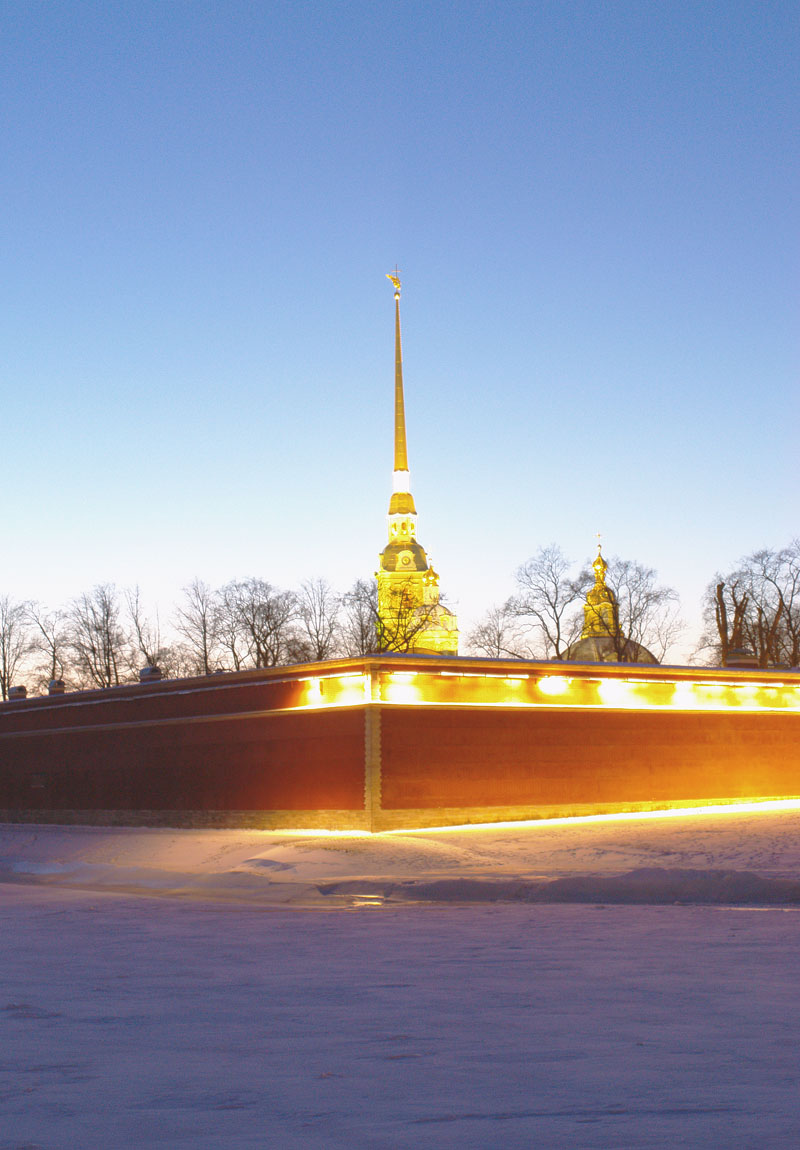 Петропавловская крепость вечер