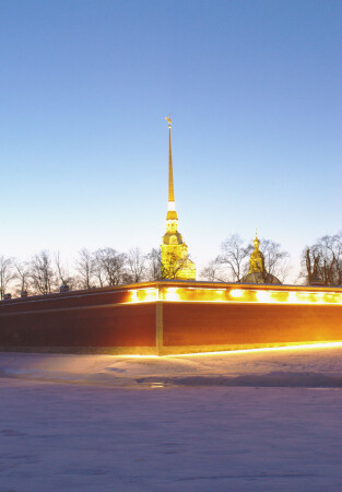 Петропавловская крепость вечер