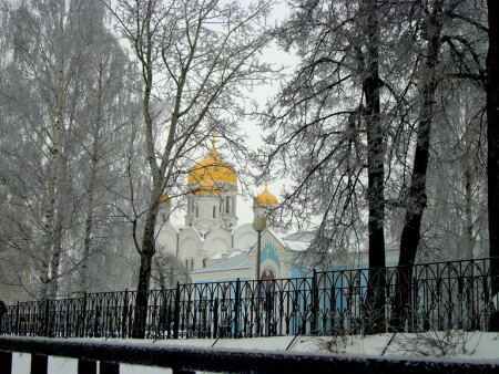 В Дивеево.