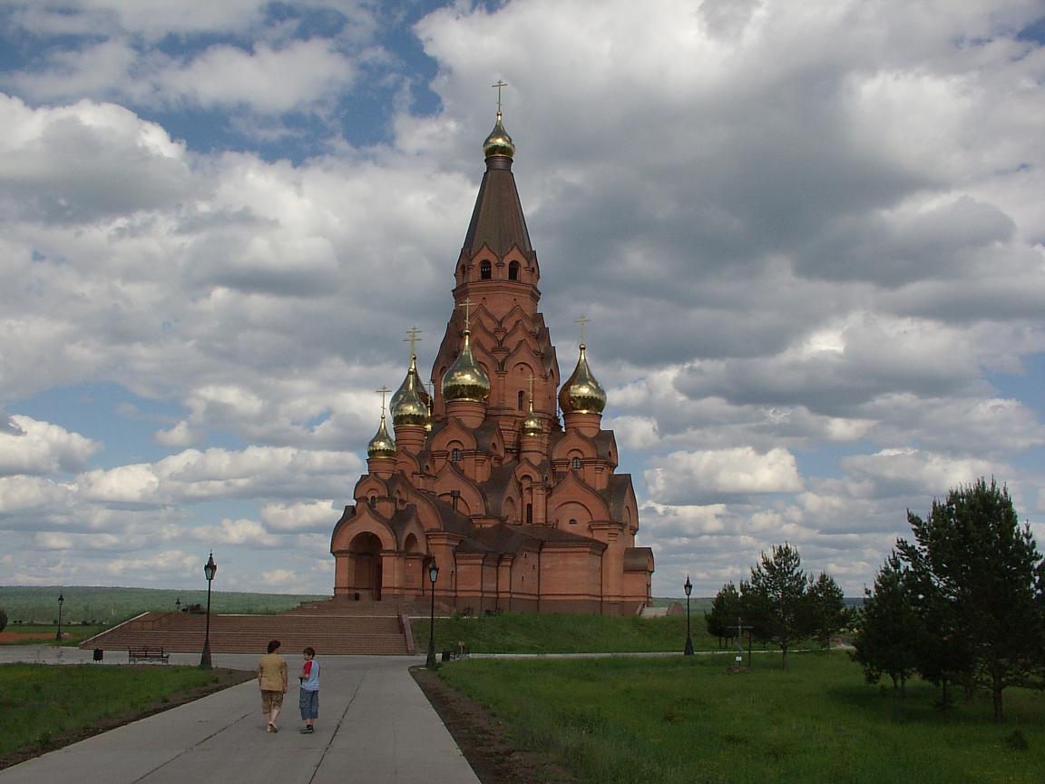 Крестовоздвиженский собор г.Лесосибирск Красноярский край.