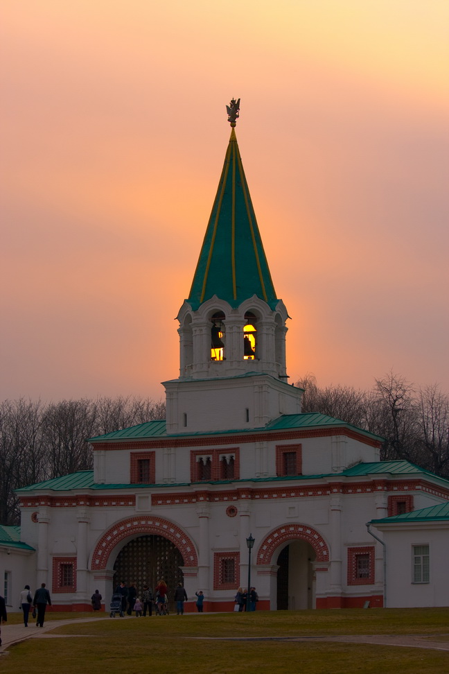 Закат в Коломенском