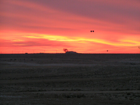 Рассвет в пустыне. Армия:)