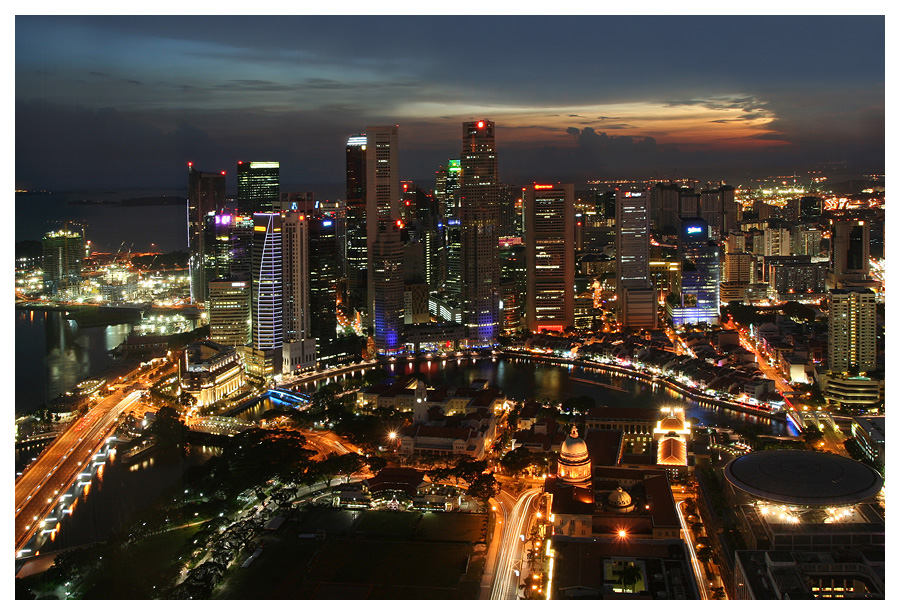 Singapore by night