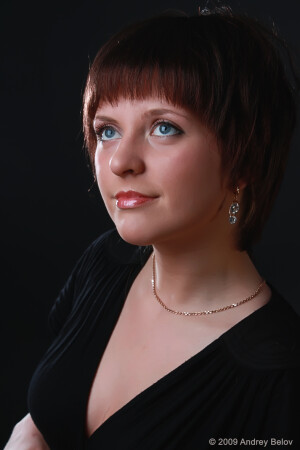 первые пробы студийного света....