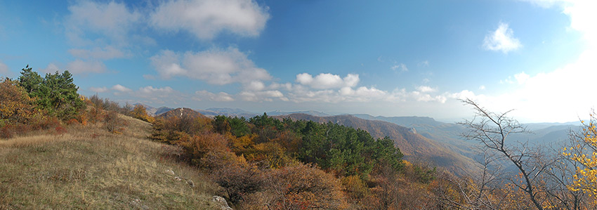 Крым, осень. Панорама