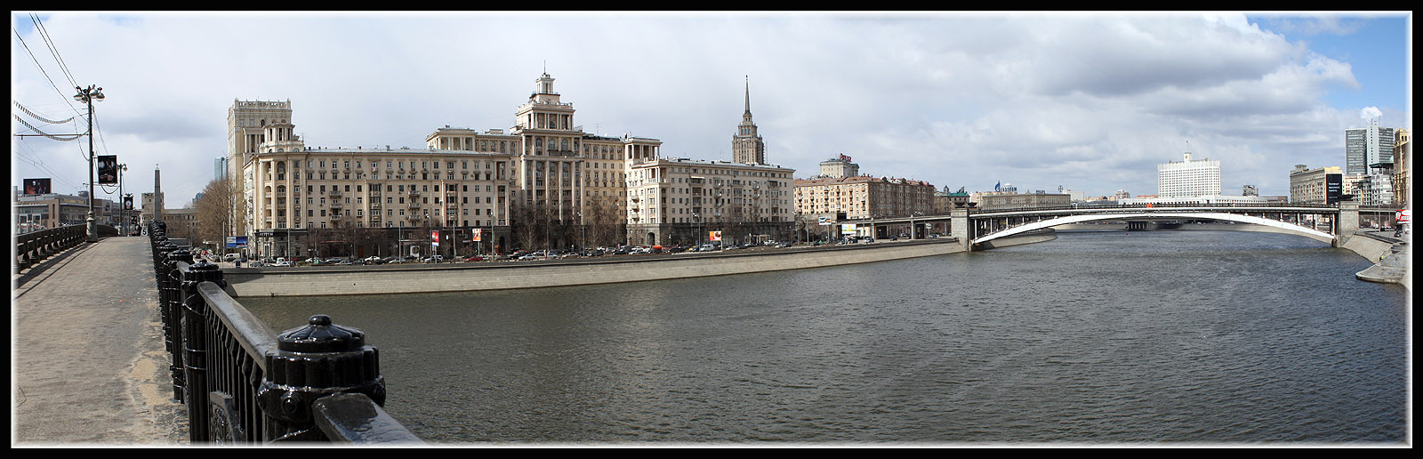 Москва, вид на набережную Тараса Шевченко