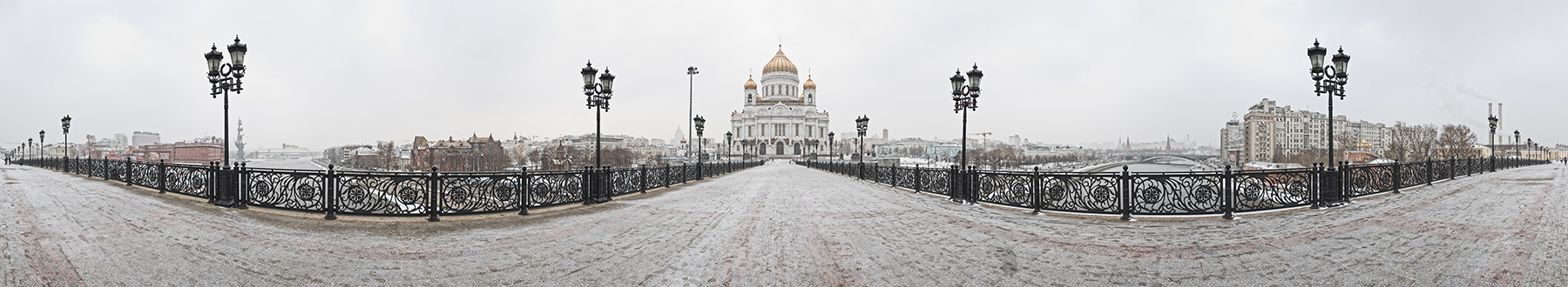 Патриарший мост - 360° панорама 