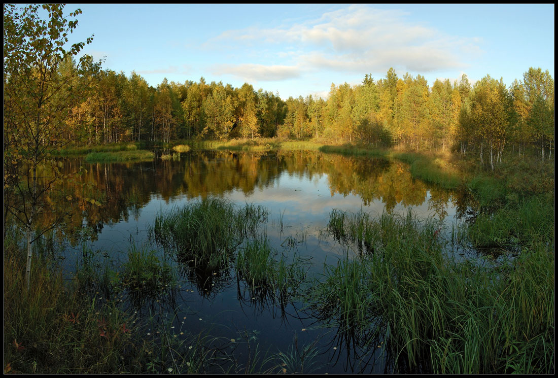 Просто - вечереет над водою...