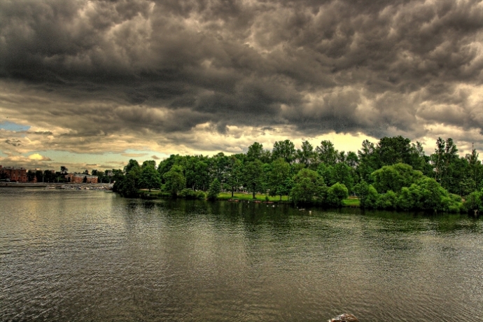 HDR. ПИТЕР. Вид на Каменный остров