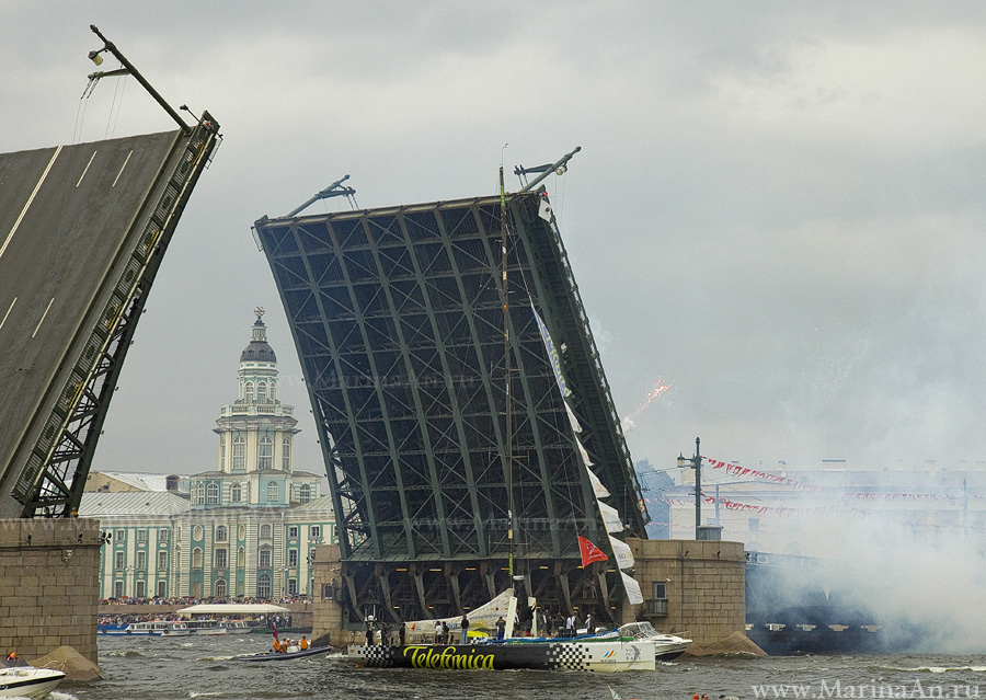 TELEFONICA BLACK -победитель гонки Volvo Ocean Race 