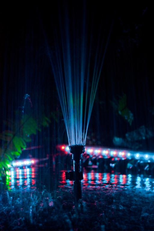 coloured fountain