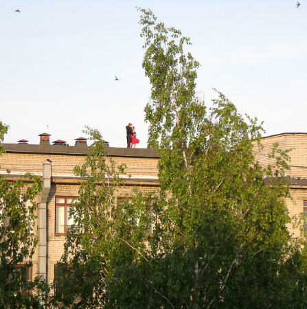 Танец на крыше