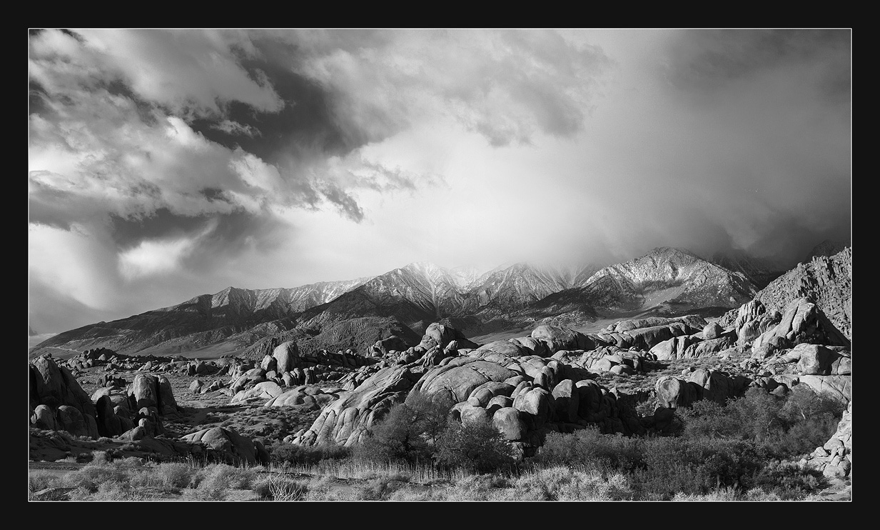 Storm over Alabama Hills