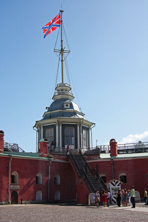 Нарышкин бастион, флагшток