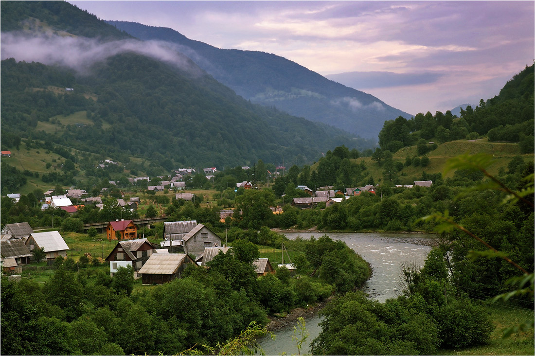 Вечер в Карпатах