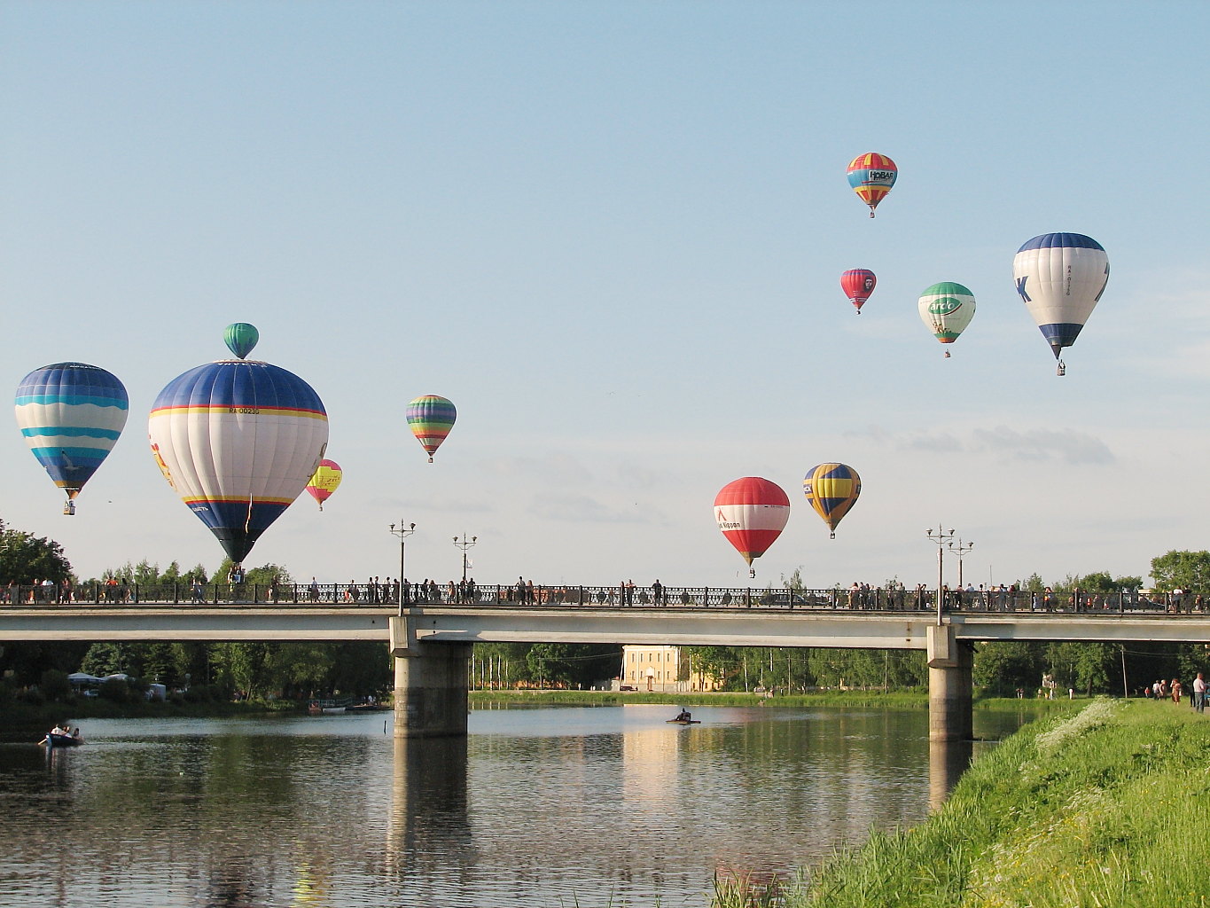 В небе над городом